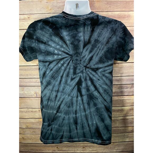 Pepper “Skullconut” T-Shirt – Size Small, Black Tie-Dye Reggae Rock Graphic Tee - Picture 4 of 7